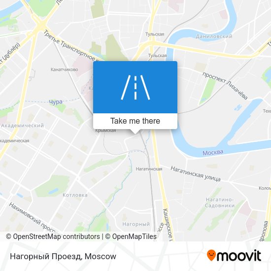 Нагорный Проезд map