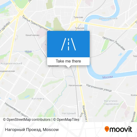 Нагорный Проезд map