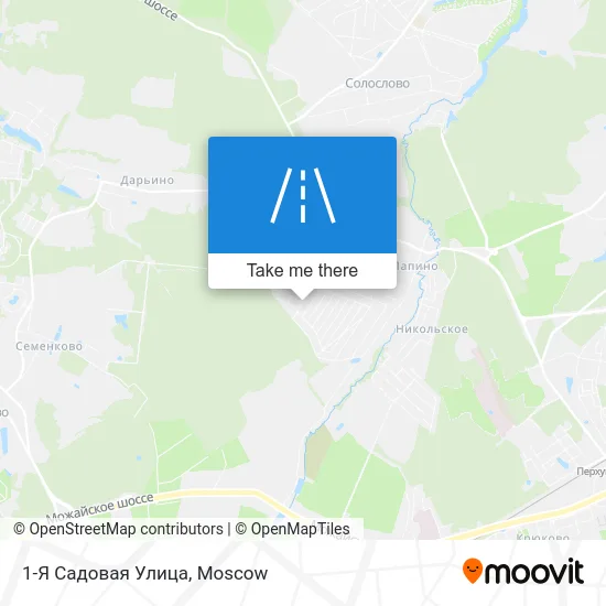 1-Я Садовая Улица map