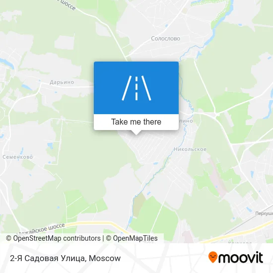 2-Я Садовая Улица map
