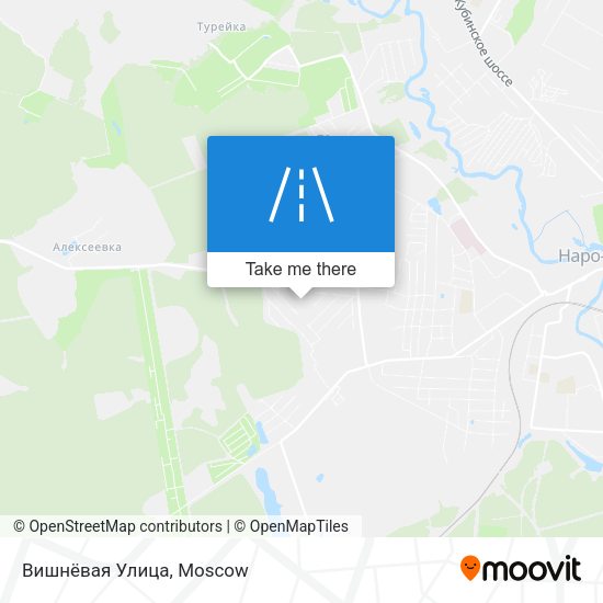 Вишнёвая Улица map