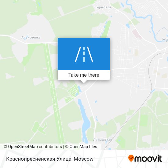 Краснопресненская Улица map