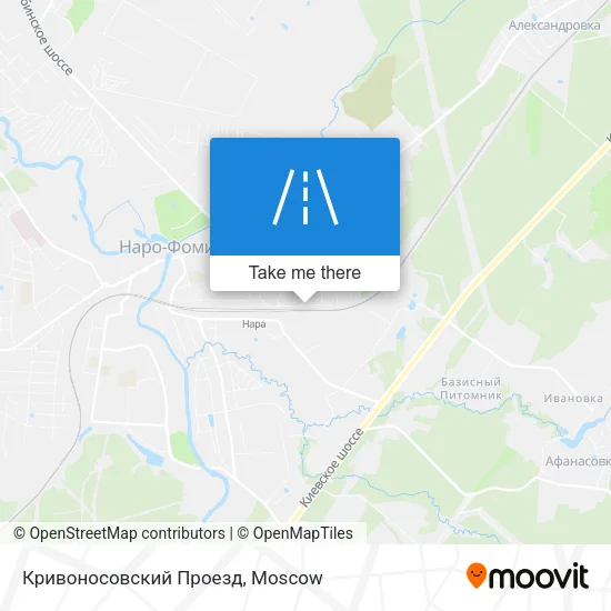 Кривоносовский Проезд map