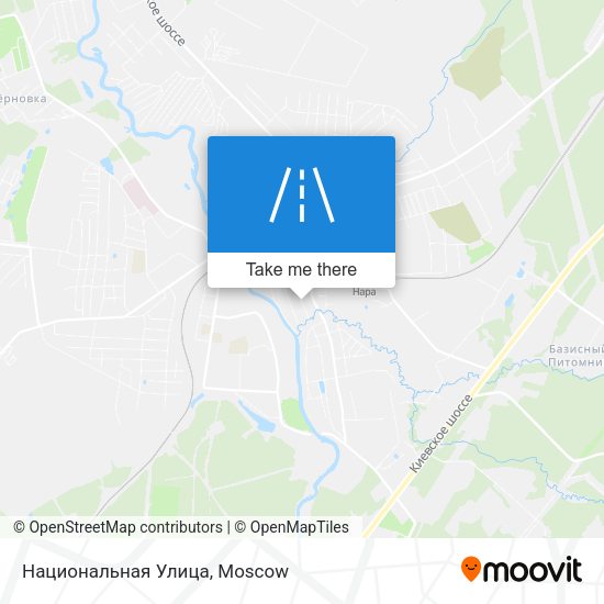 Национальная Улица map