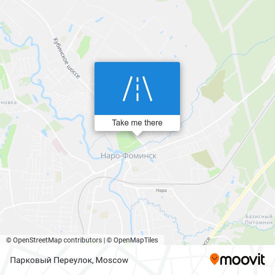 Парковый Переулок map