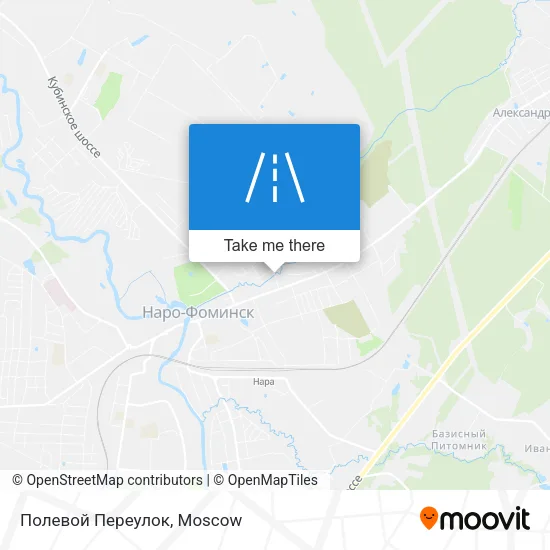 Полевой Переулок map