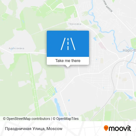Праздничная Улица map