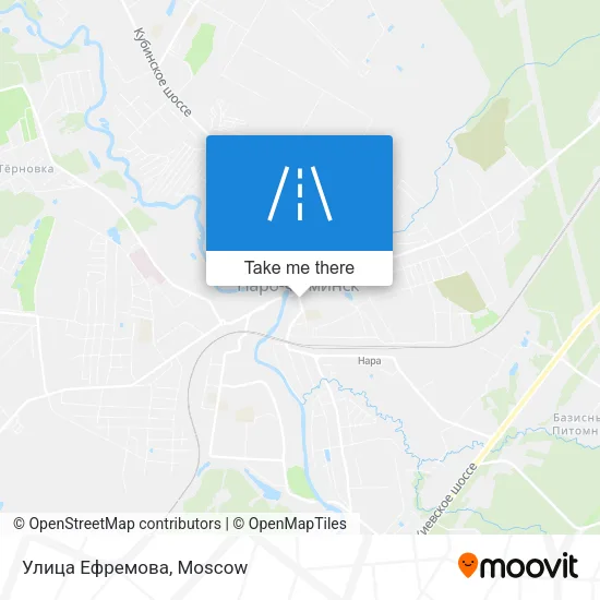 Улица Ефремова map