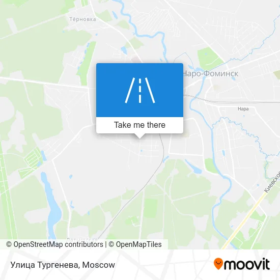 Улица Тургенева map