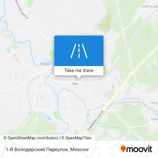 1-Й Володарский Переулок map