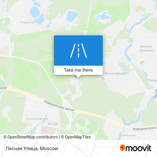 Лесная Улица map