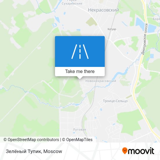 Зелёный Тупик map