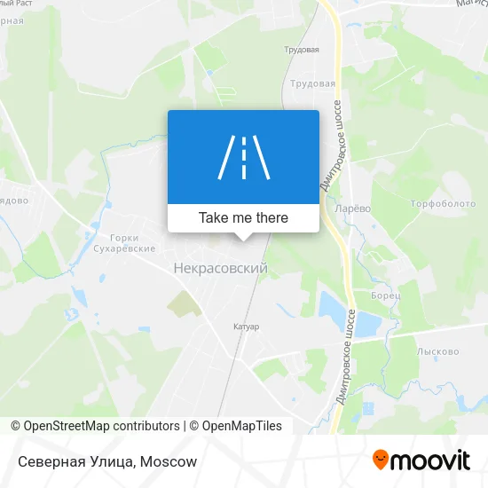 Северная Улица map