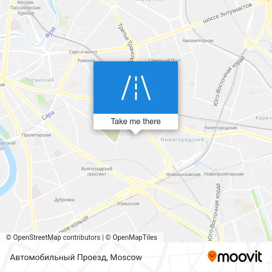Автомобильный Проезд map