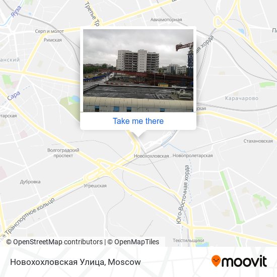 Новохохловская Улица map