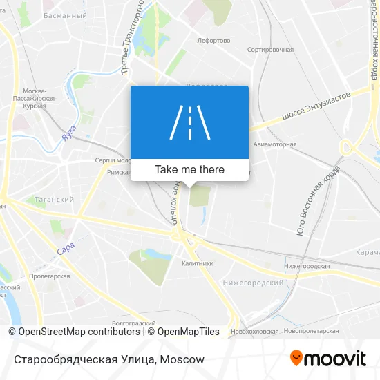 Старообрядческая Улица map