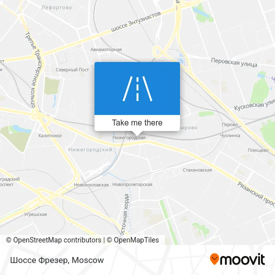 Шоссе Фрезер map