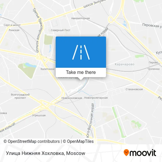 Улица Нижняя Хохловка map