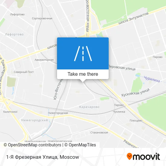 1-Я Фрезерная Улица map