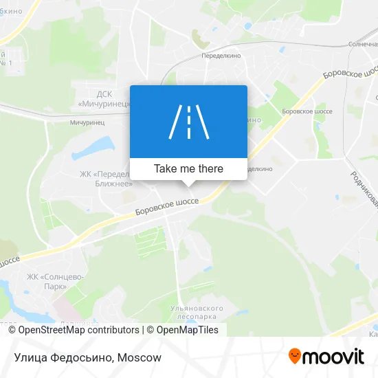 Улица Федосьино map