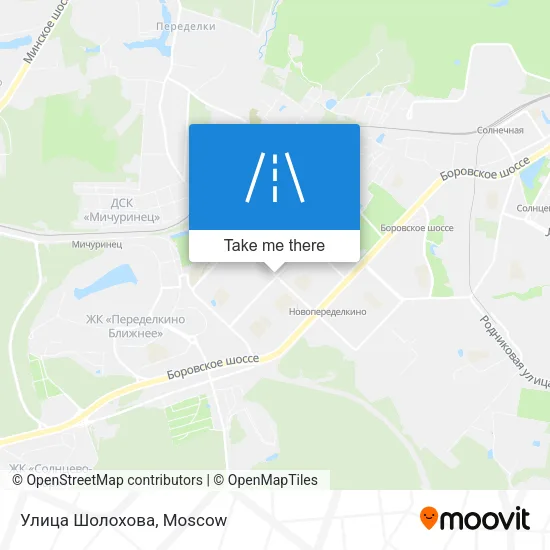 Улица Шолохова map