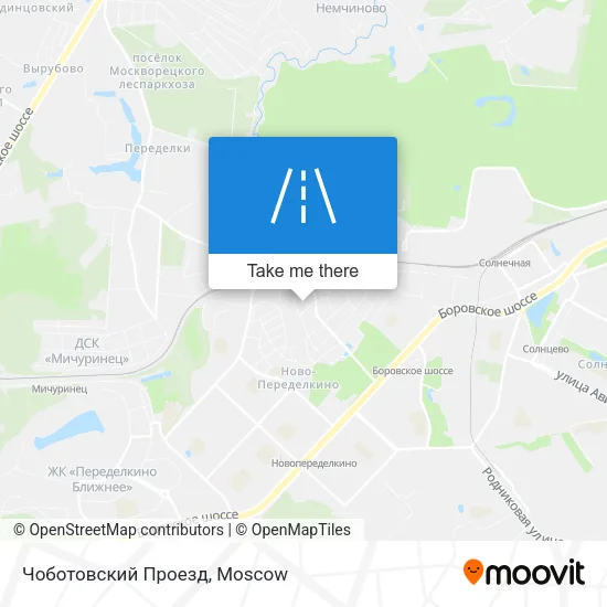Чоботовский Проезд map