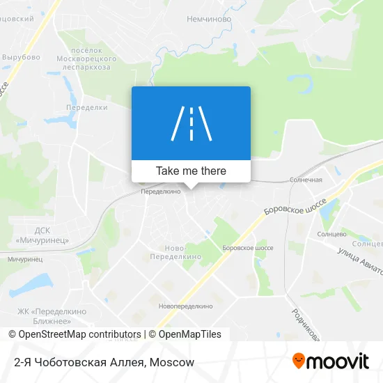 2-Я Чоботовская Аллея map
