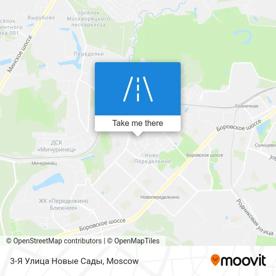 3-Я Улица Новые Сады map