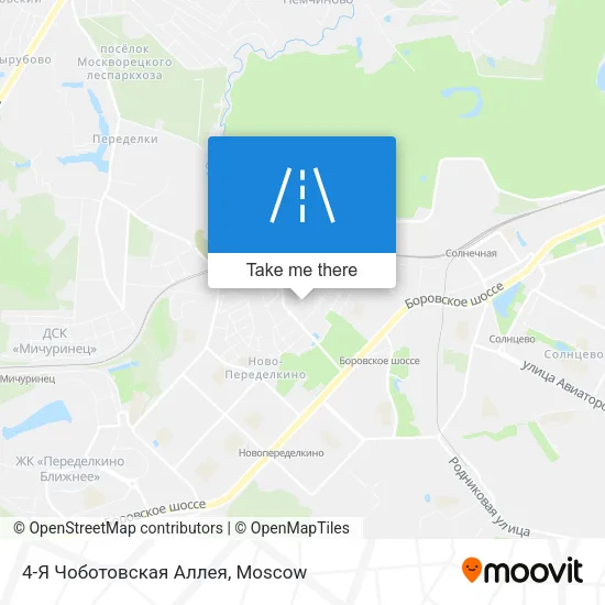 4-Я Чоботовская Аллея map