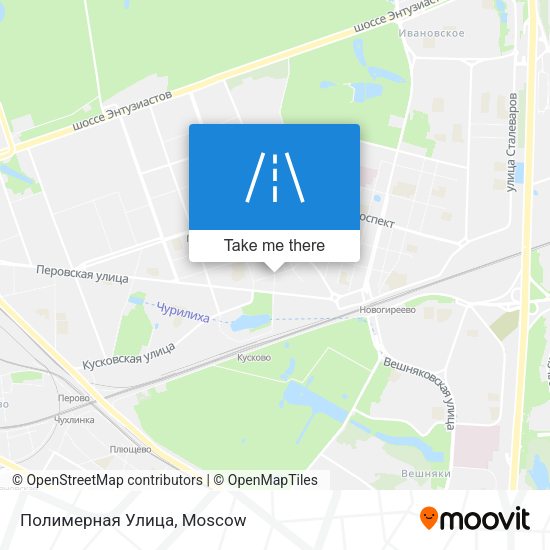 Полимерная Улица map
