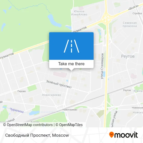 Свободный Проспект map