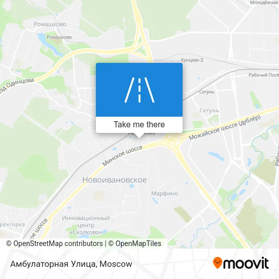 Амбулаторная Улица map