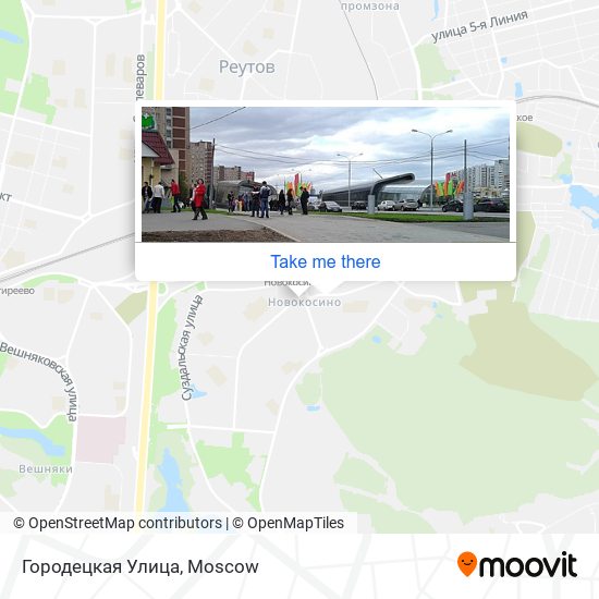 Городецкая Улица map