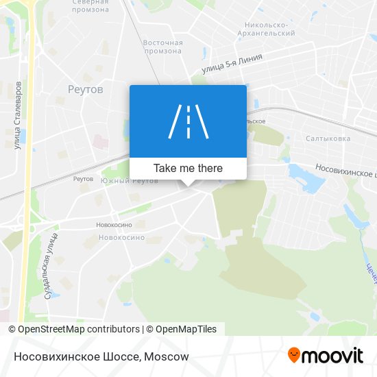 Носовихинское Шоссе map