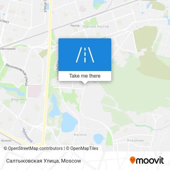 Салтыковская Улица map