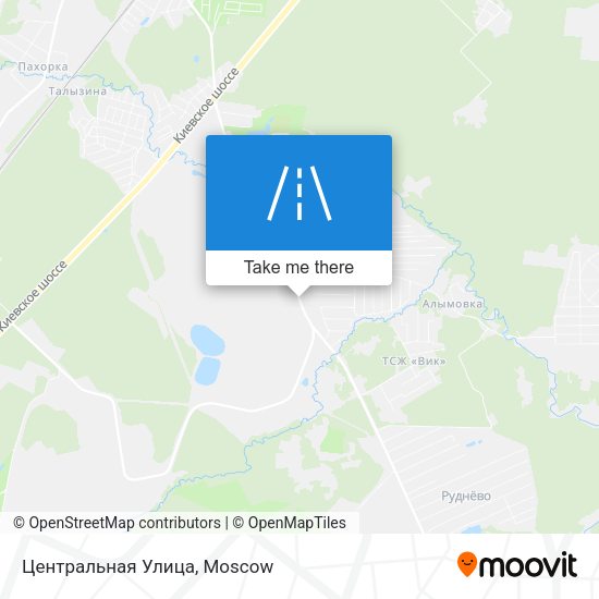 Центральная Улица map
