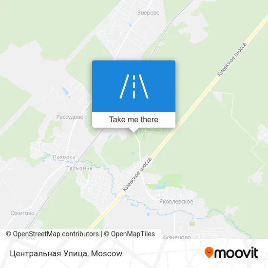 Центральная Улица map
