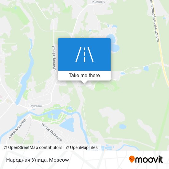 Народная Улица map