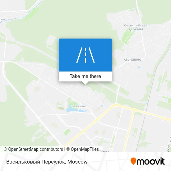 Васильковый Переулок map