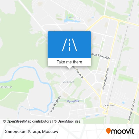 Заводская Улица map