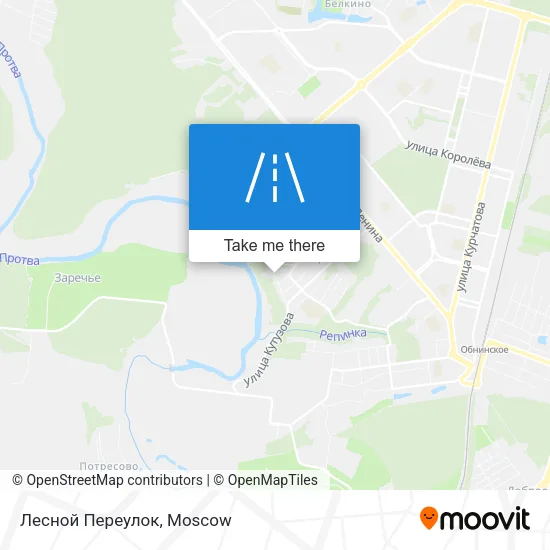 Лесной Переулок map