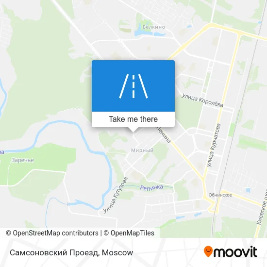 Самсоновский Проезд map