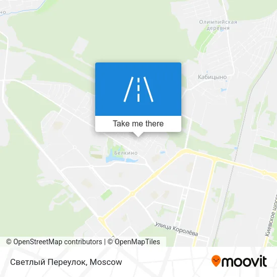 Светлый Переулок map