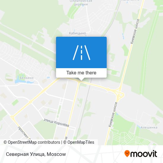 Северная Улица map