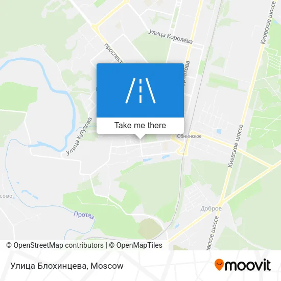 Улица Блохинцева map