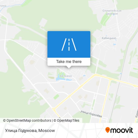 Улица Годунова map
