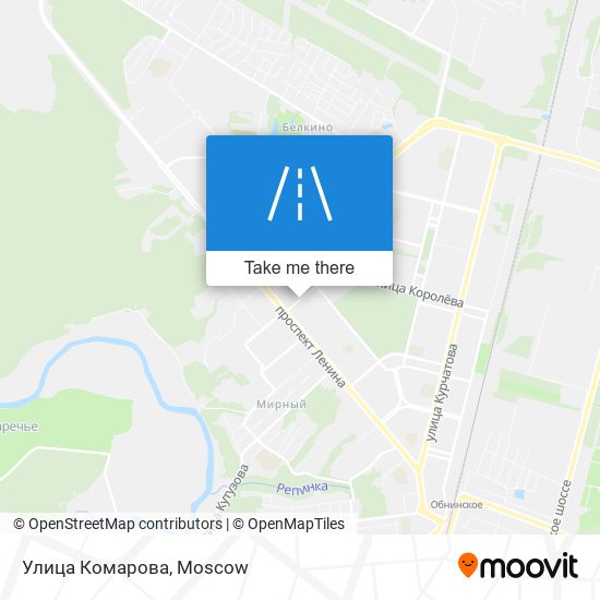 Улица Комарова map