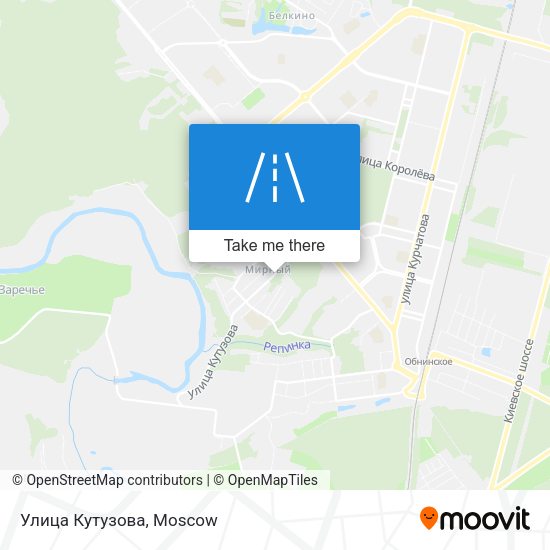 Улица Кутузова map