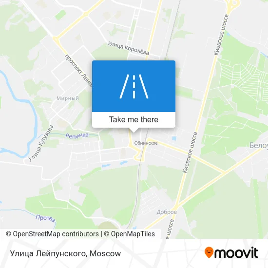 Улица Лейпунского map