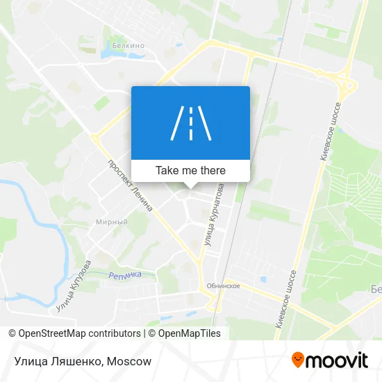 Улица Ляшенко map